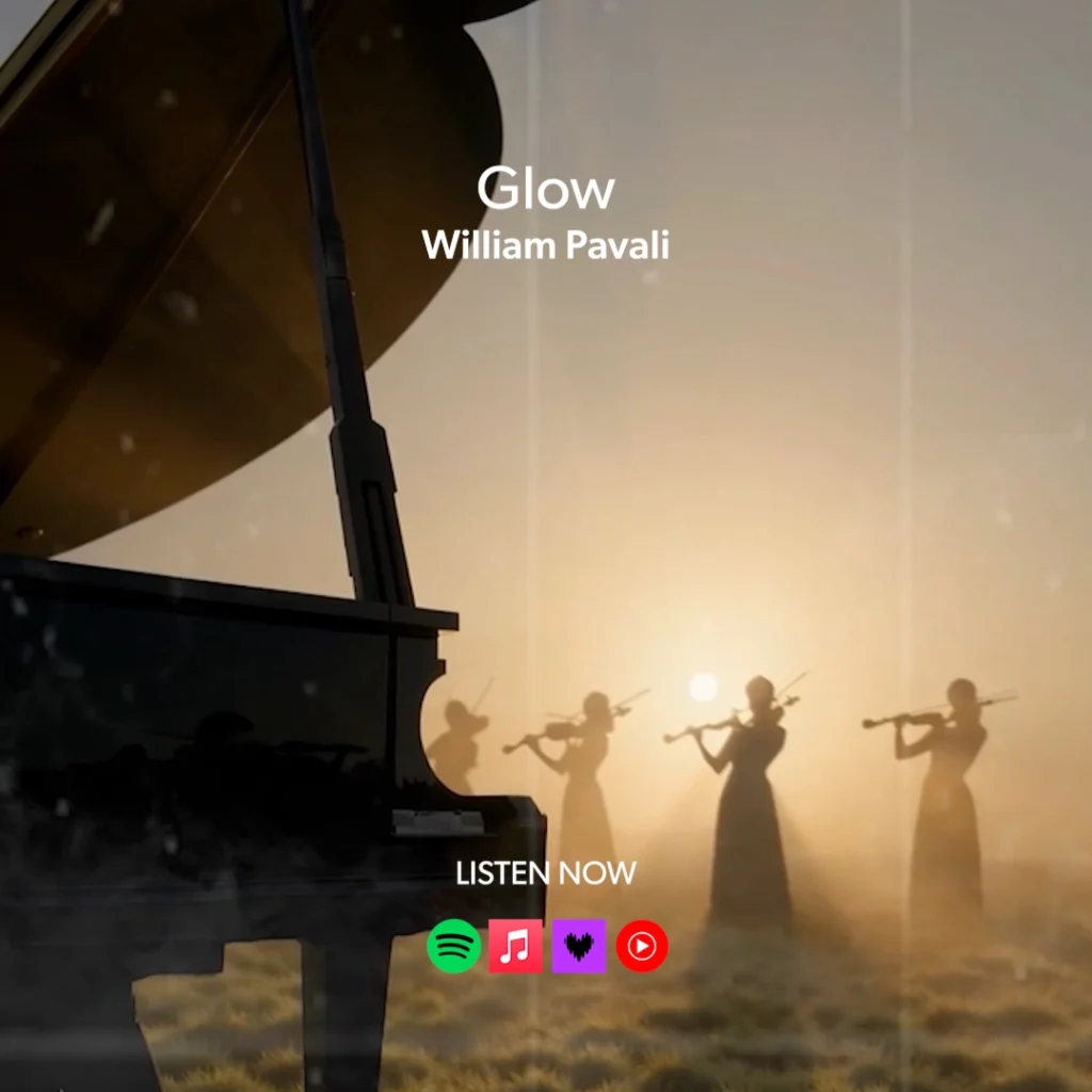 Album Cover William Pavali - Glow to Spotify and Music Streaming